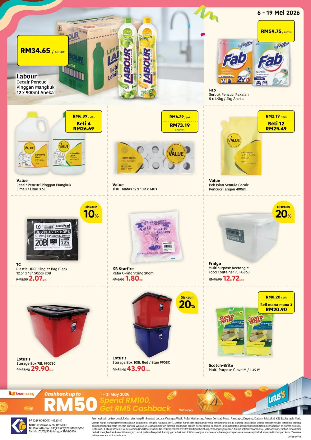 Lotus’s Katalog Peniaga Bulk Savings | May 2026 Promotion page 6