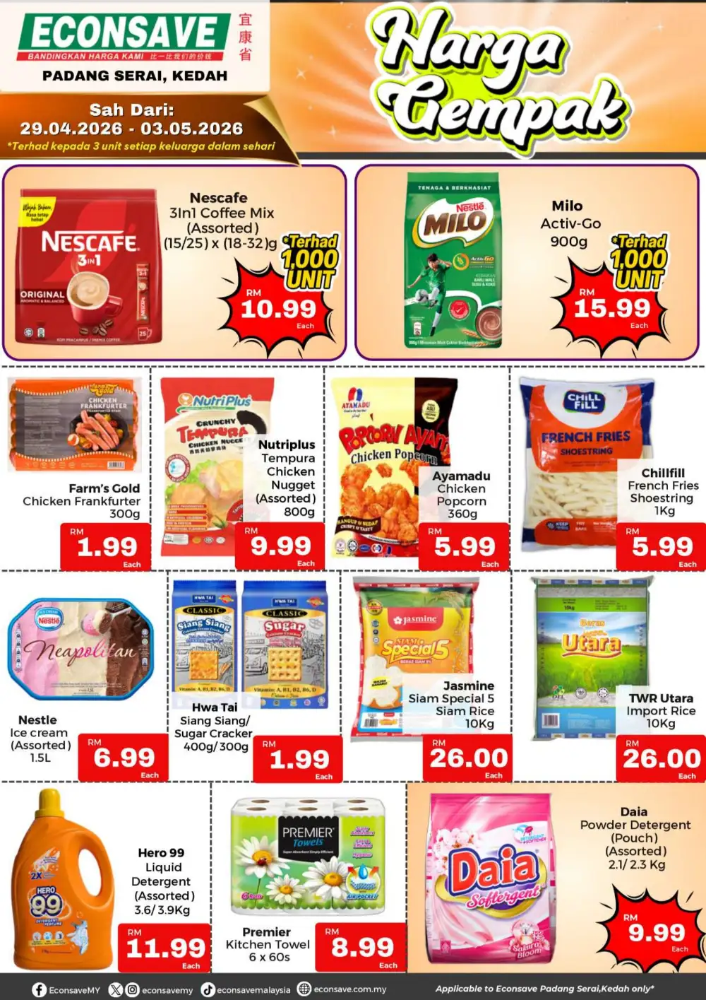 Econsave Padang Serai Grand Opening | RM0.10 Deals & Specials page 4