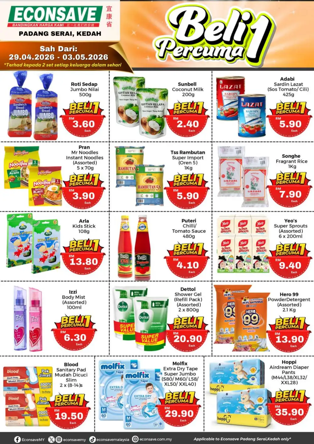 Econsave Padang Serai Grand Opening | RM0.10 Deals & Specials page 5