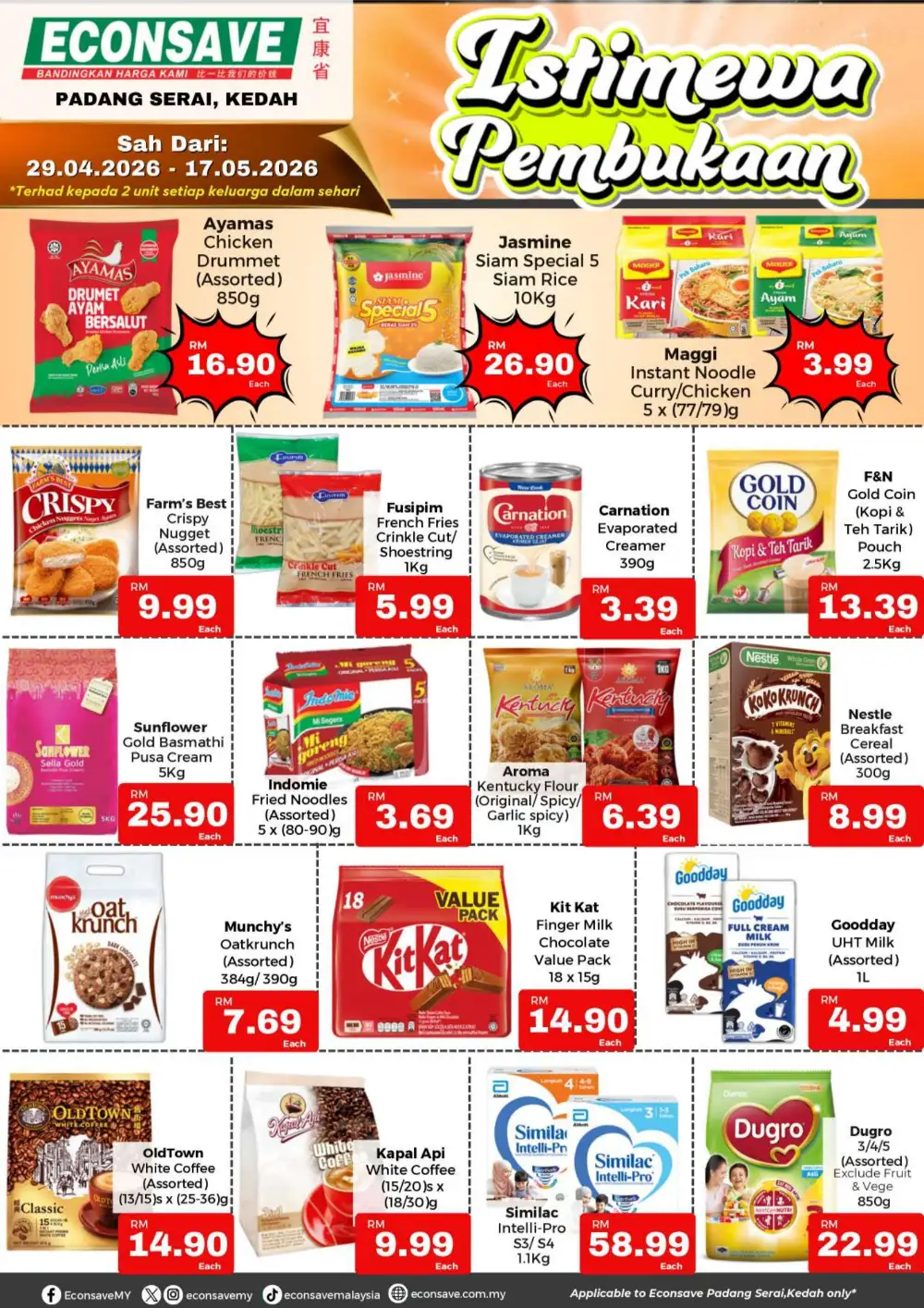 Econsave Padang Serai Grand Opening | RM0.10 Deals & Specials page 6