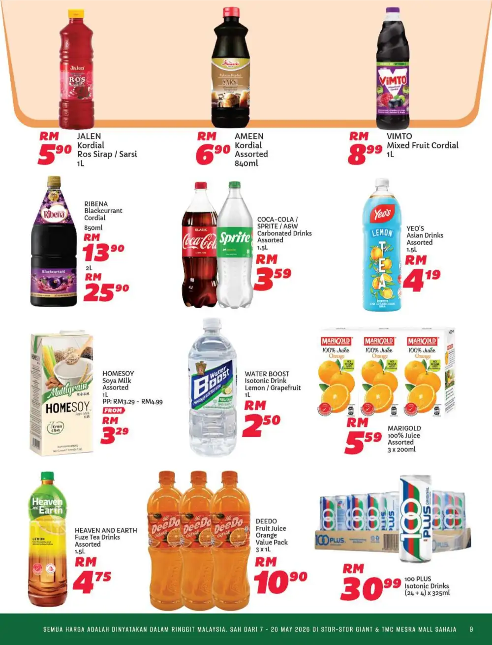 Giant Pasar Segar Rakyat Savings | May 2026 Deals page 9