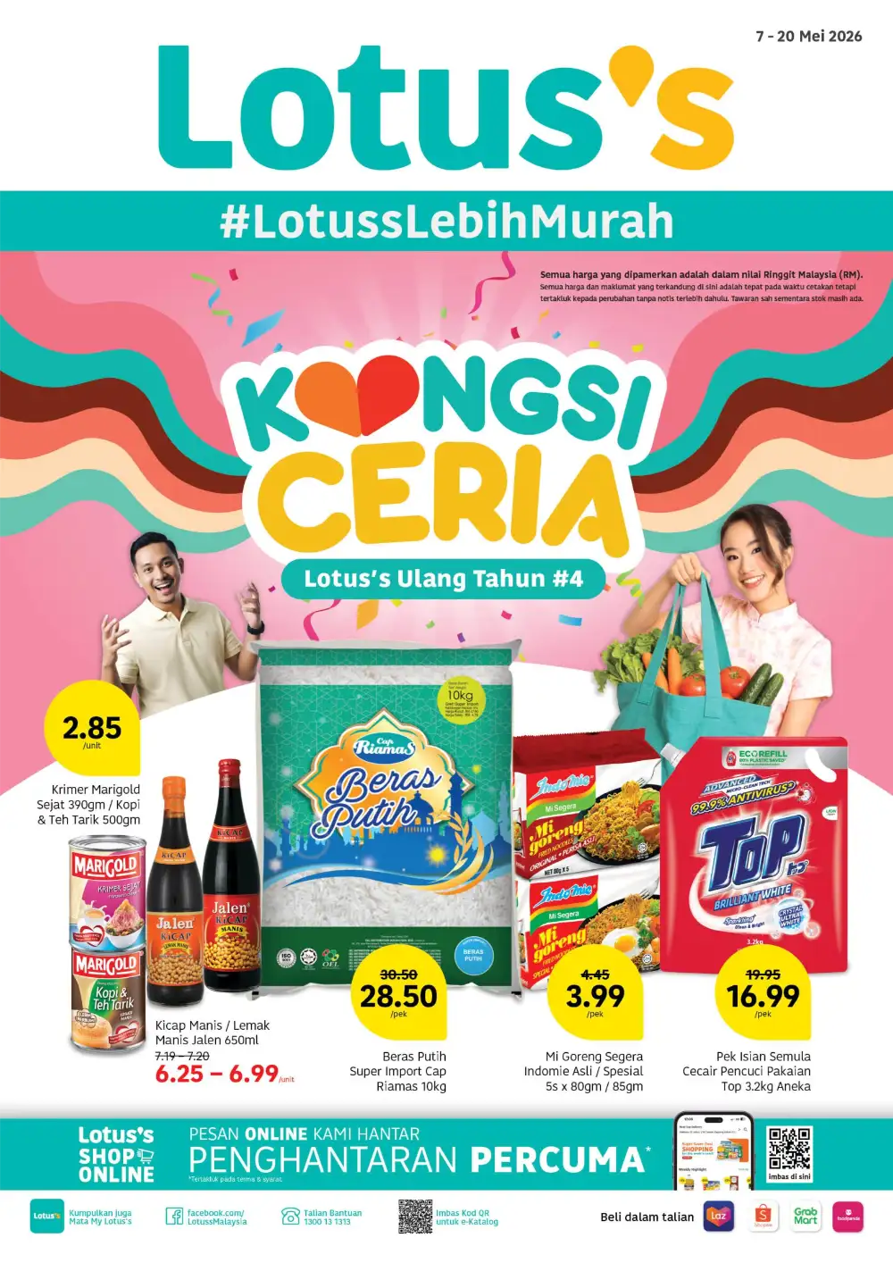 Lotus’s Malaysia Kongsi Ceria Sale | May 2026 Promotions page 1