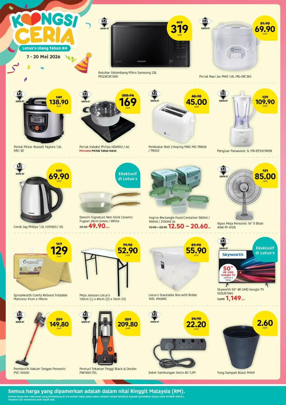 Lotus’s Malaysia Kongsi Ceria Sale | May 2026 Promotions page 14