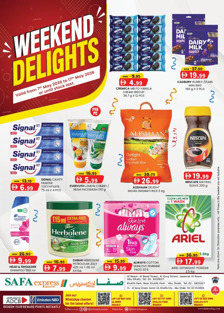Safa Express Abu Dhabi | Weekend Delights May 2026 page 1