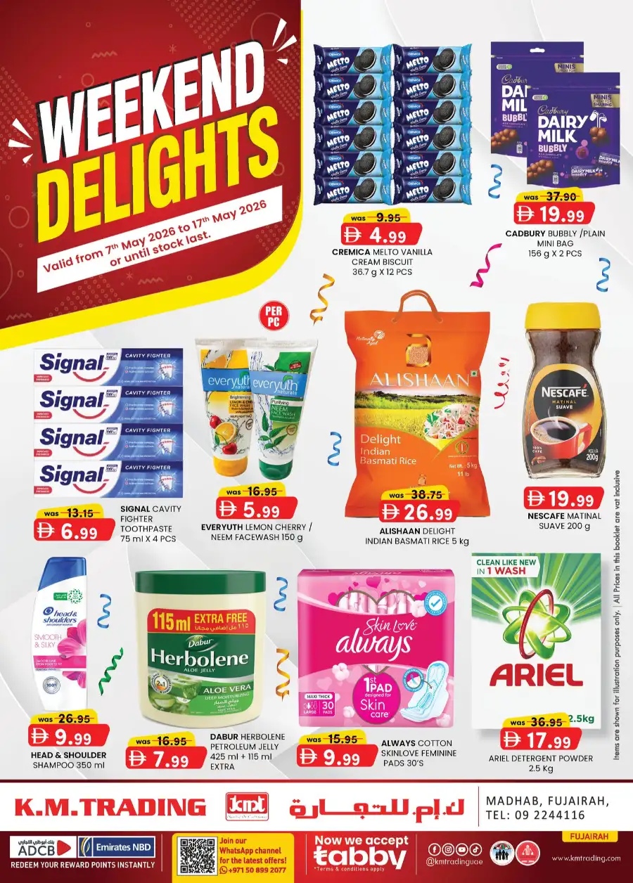 K.M. Trading Fujairah | Weekend Delights | May 7-17 page 1