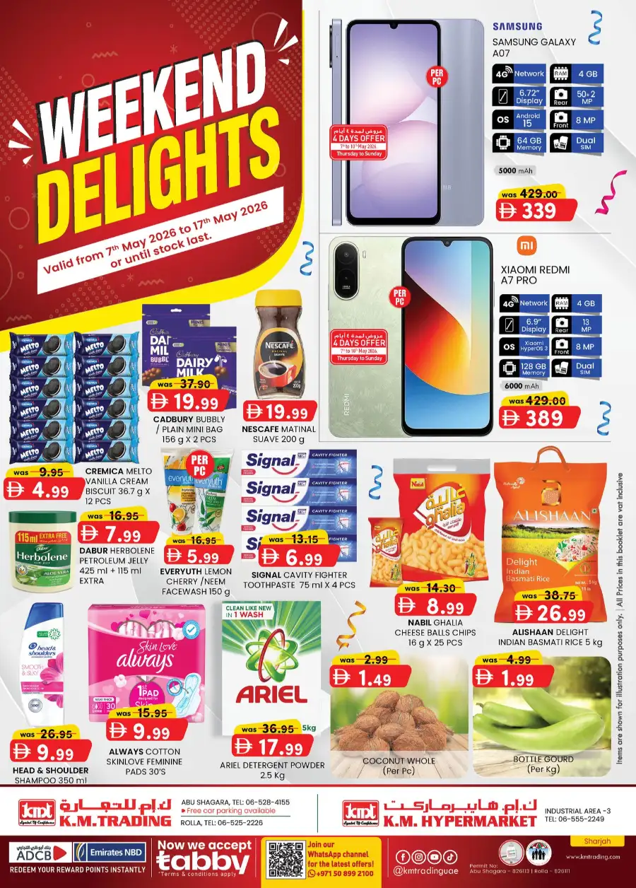K.M. Trading Sharjah Weekend Delights | May 7 to 17 page 1