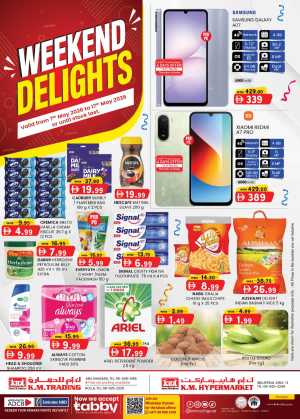 K.M. Trading Sharjah Weekend Delights | May 7 to 17 flyer cover