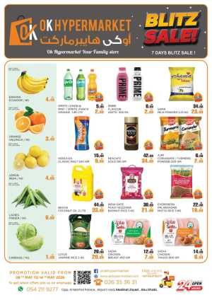 OK Hypermarket Blitz Offer | May 2026 Deals flyer cover