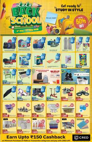 LuLu Hypermarket Trivandrum | Up to 50% Off Sale flyer cover