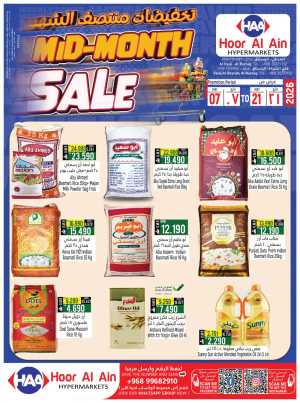 Hoor Al Ain Rustaq | Mid-Month Sale May 7-21 flyer cover
