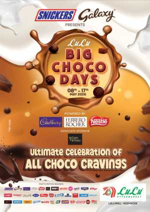 LuLu Kozhikode | Big Choco Days 50% Off May 2026 flyer cover