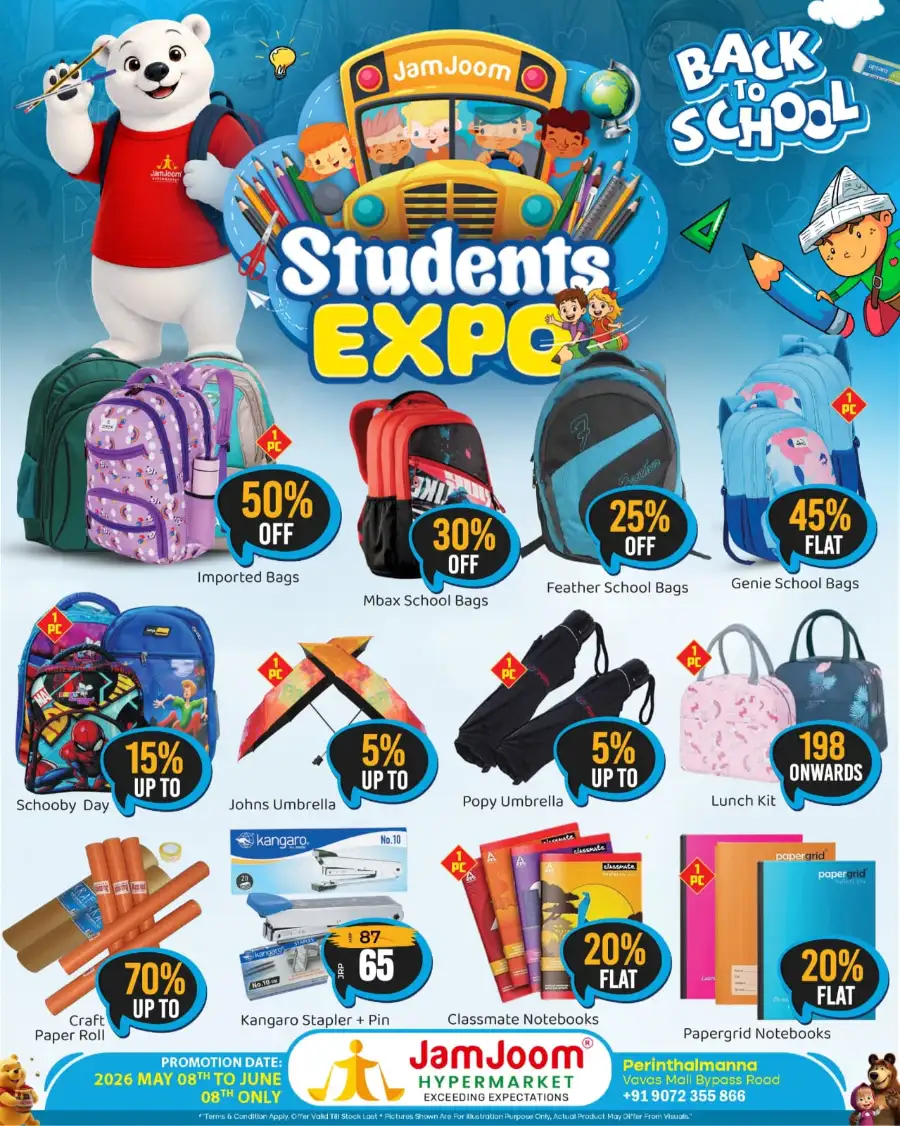 JamJoom Perinthalmanna | 70% OFF Students Expo 2026 page 1