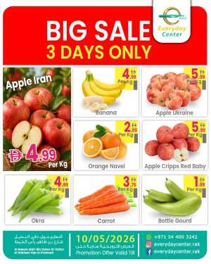 Everyday Center RAK | Big Sale | Valid Till 10 May flyer cover