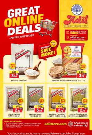 Adil Online Deals Up to 59% Off May 2026 flyer cover
