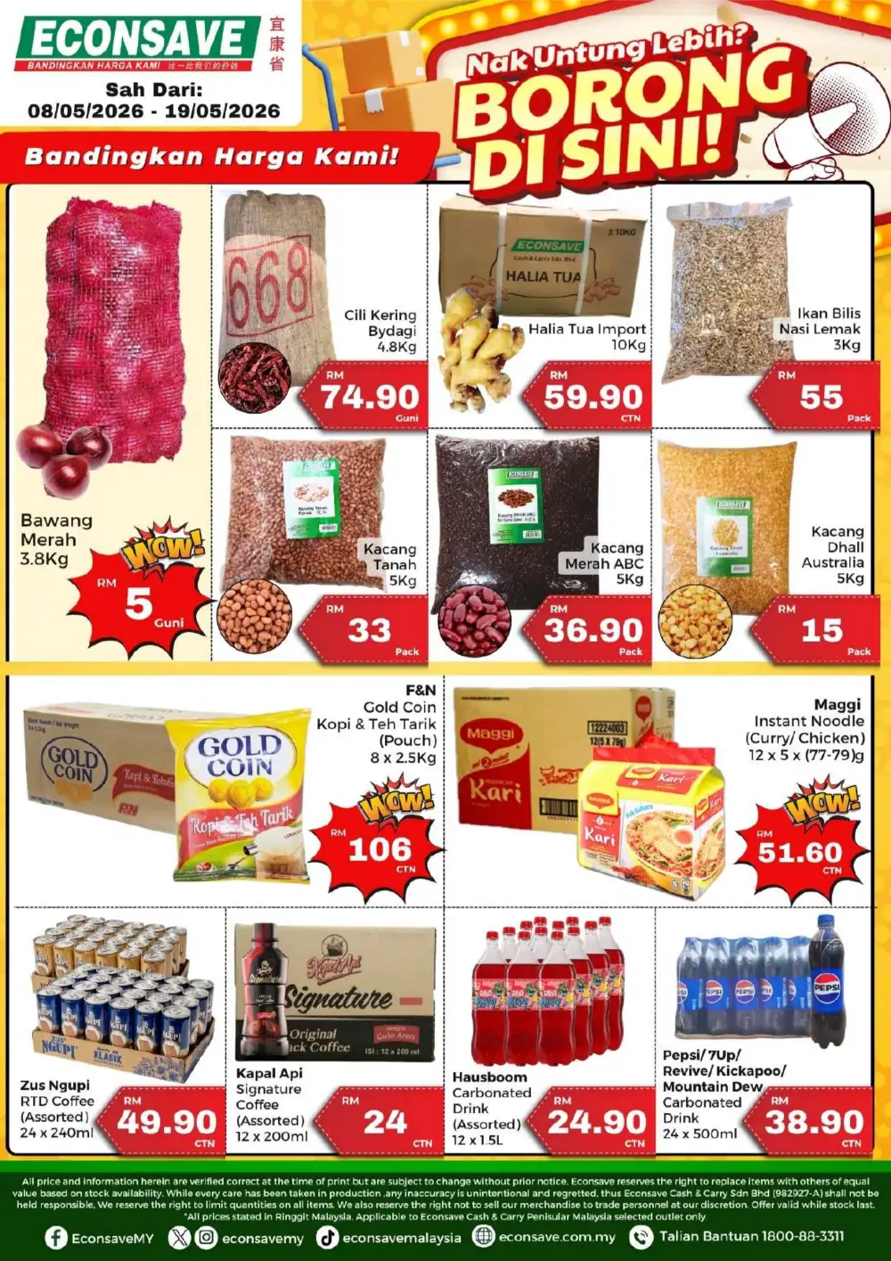 Econsave Borong Di Sini Bulk Deals May 2026 page 1