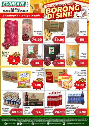 Econsave Borong Di Sini Bulk Deals May 2026 flyer cover