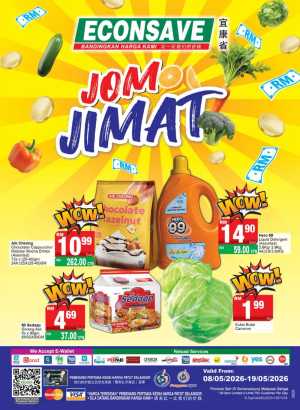 Econsave Jom Jimat Sale! May 2026 flyer cover