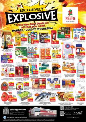 Nesto Mushrif Ajman | 3 Killer Days Price Explosion flyer cover