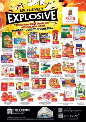 Nesto Centre Nuaimiya | 3-Day Explosive Deals! flyer cover