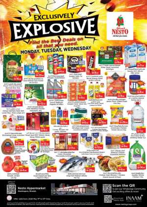 Nesto Abushagara: Explosive Deals Up to 60% Off | May 2026 flyer cover