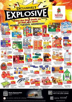 Nesto Al Majaz: Explosive Deals Up to 55% Off | May 2026 flyer cover