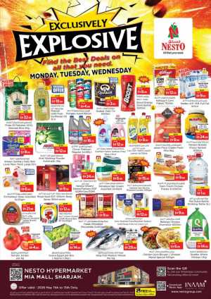 Nesto Mia Mall - Explosive Deals Up to 55% Off | May 2026 flyer cover