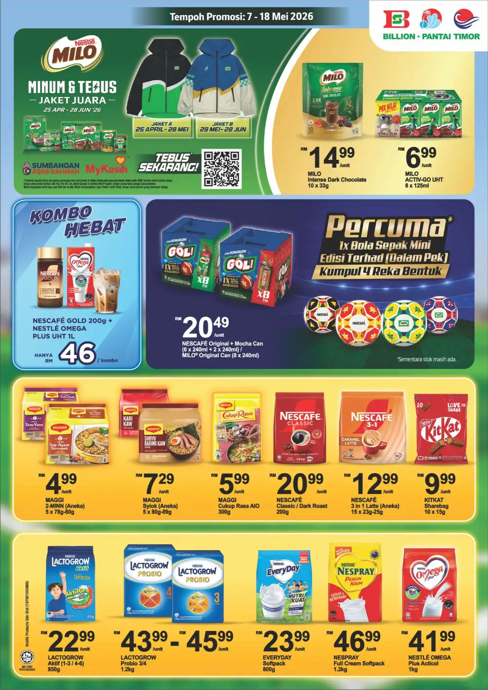 Billion Pantai Timur Nestle Promo | May 2026 page 1