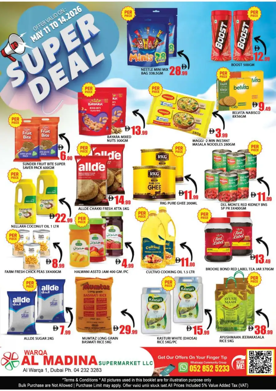 Al Madina Al Warqa Midweek Super Deal 2026 page 1