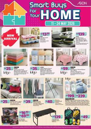 AEON Malaysia Smart Buys for Your Home Sale | May 2026 flyer cover