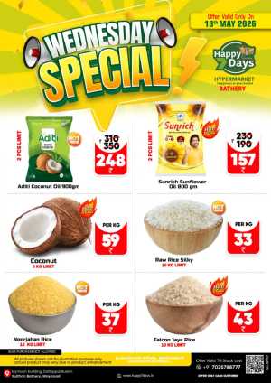 Wednesday special flyer cover