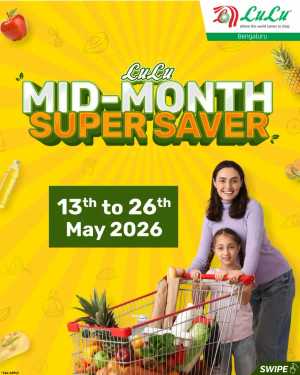 LuLu Bengaluru Mid-Month Super Saver flyer cover