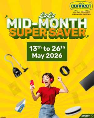 Lulu Connect Bengaluru Mid-Month Super Saver | May 2026 flyer cover