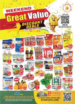 Discounts Center Weekend Deals Up to 50% | May 2026 flyer cover