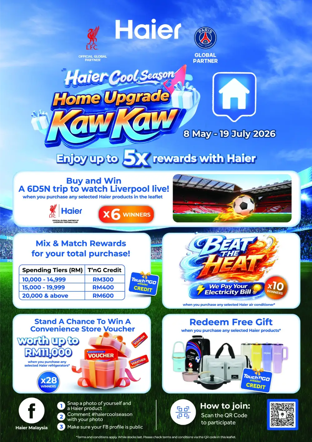 Haier Malaysia Home Upgrade 5X Rewards | May 2026 page 1
