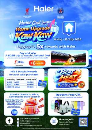 Haier Malaysia Home Upgrade 5X Rewards | May 2026 flyer cover