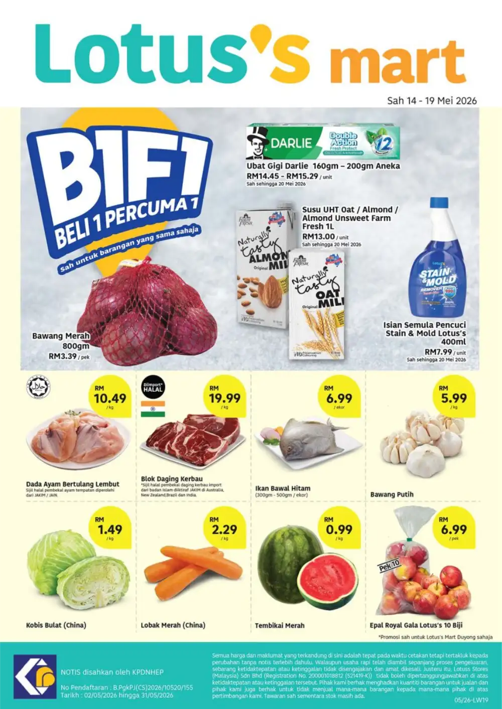 Lotus's Mart Duyong Grocery Deals | May 2026 page 2