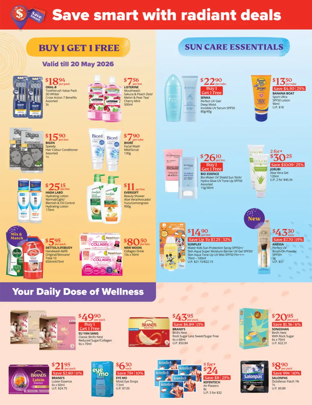 FairPrice Buy 1 Get 1 Free Deals page 1