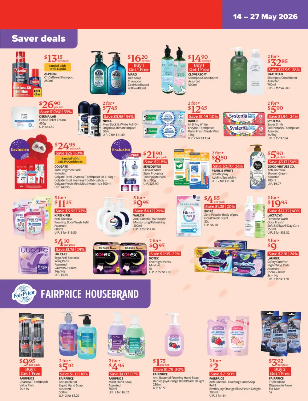 FairPrice Buy 1 Get 1 Free Deals page 2