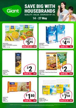 Giant Housebrands Sale | Save 33% | May 2026 flyer cover