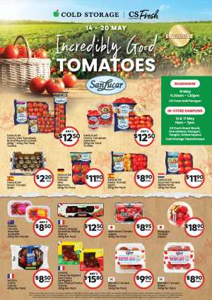 Cold Storage: Save 32% on Tomatoes | May 2026 flyer cover