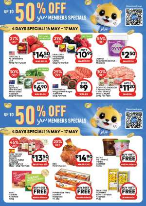 Cold Storage Up to 50% Off yuuu Deals | May 2026 flyer cover