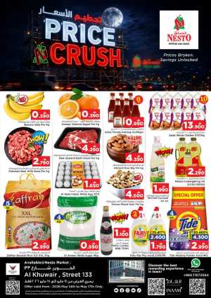 Nesto Price Crush Grocery Deals 30% Off | May 2026 flyer cover