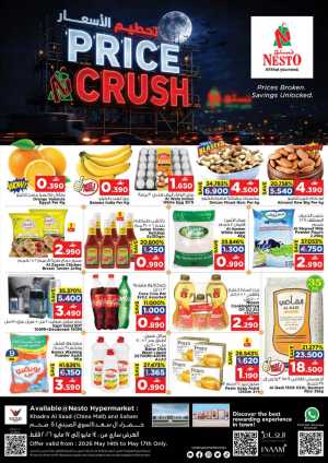 Nesto Price Crush Sale 40% Off | May 2026 flyer cover