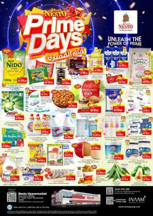 Nesto Ajman Prime Days Offers: Big Savings! flyer cover