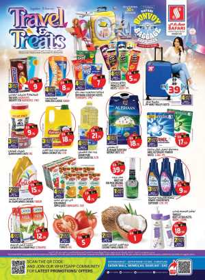 Safari Sharjah Travel & Treats Deals flyer cover