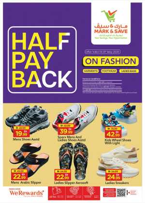 Mark & Save Fashion Sale 50% Off | May 2026 flyer cover