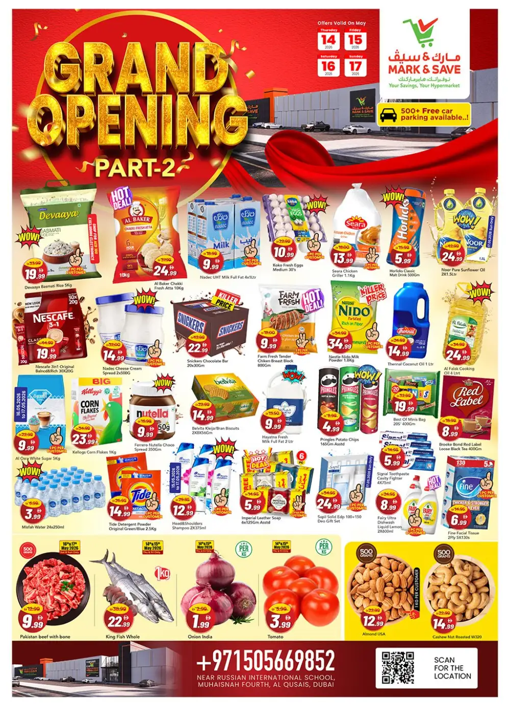 Mark & Save Muhaisnah Grand Opening Sale 50% Off | May 2026 page 1
