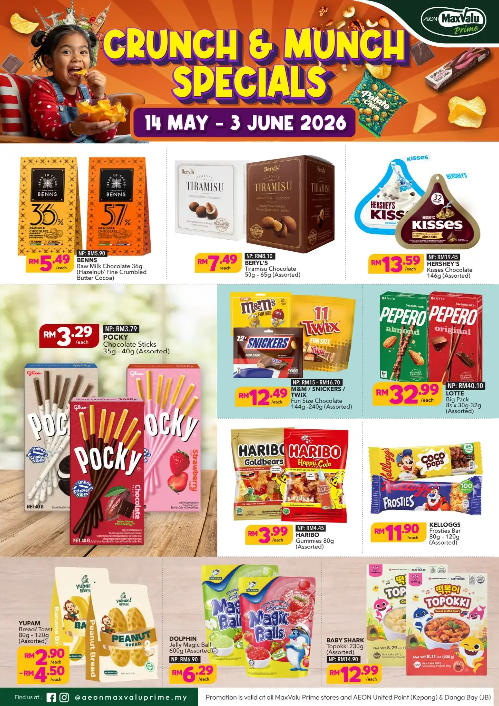 AEON MaxValu Crunch & Munch Sale 30% Off | May 2026 page 1