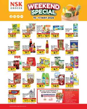 NSK Grocer Weekend Special | May 2026 flyer cover
