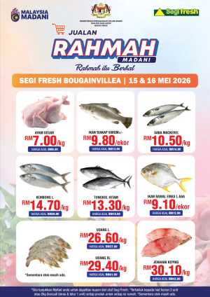 Segi Fresh Jualan Rahmah 30% OFF | May 2026 flyer cover